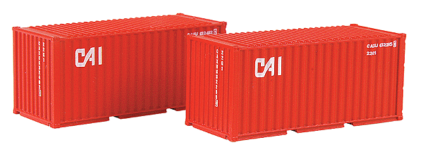 20' Wrinkle-Side Container 2-Pack -- Container Applications International
