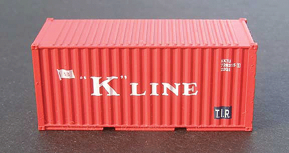 20' Corrugated Container 2-Pack -- K Line