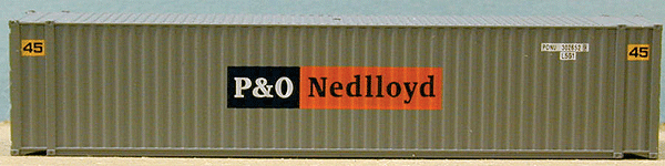 45' Corrugated Container - 2 Pack -- P&O Nedlloyd