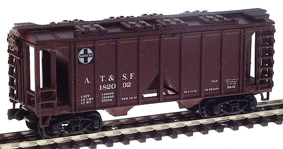 2-Bay Covered Hopper -- Santa Fe