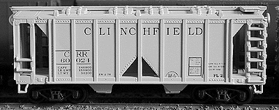 2-Bay Covered Hopper -- Clinchfield