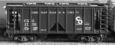 2 Bay Covered Hopper -- Chesapeake & Ohio
