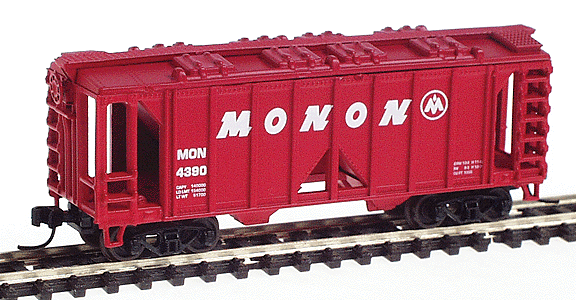 2-Bay Rib Side Covered Hopper -- Monon