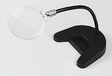 Flex Arm Magnifier -- 4" Round Acrylic Optical Lens Desk