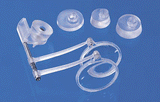 Ultra-Light Eyeglass Loupe - Double -- 5 Power & 10 Power - 15 Power Combined-1