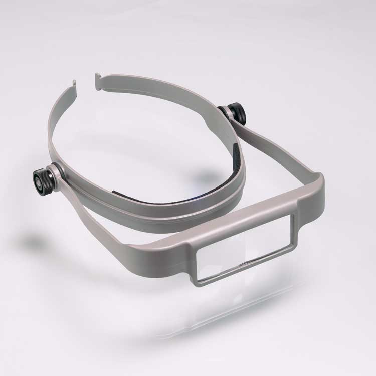 OptiSIGHT Magnifying Visor -- With #3, #4 and #5 Lens Plates-2