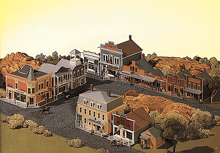 Western Frontier Town -- Makes 10 Buildings