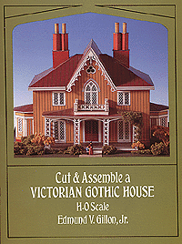 Victorian Gothic House -- 9 x 9 x 8"
