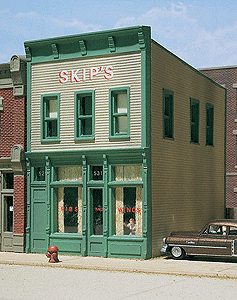 Skip's Chicken & Ribs - Kit - Woodland Scenics DPM Landmark Structures(R) -- 100 Series - 2-3/4 x 4"  7 x 10.2cm