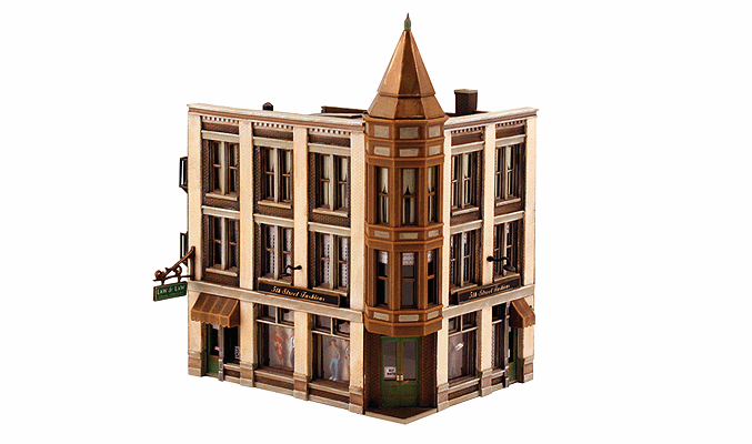 Corner Department Store - DPM(R) Landmark Structures(TM) -- Kit