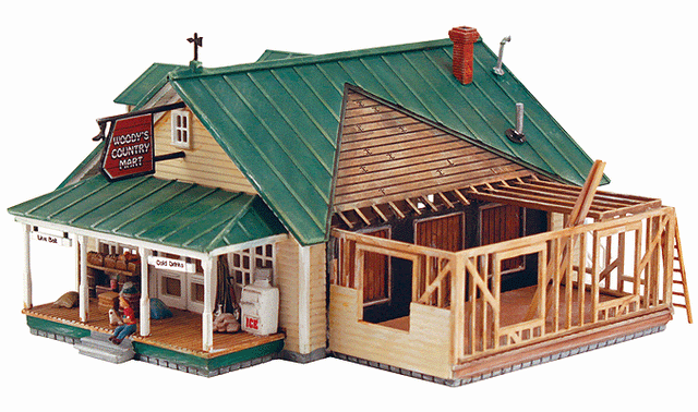 Woody's Country Mart - DPM(R) Landmark Structures(TM) -- Kit