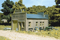 200 Series Building Kits -- Schultz's Garage 3 x 4-3/4"  7.7 x 12.2cm