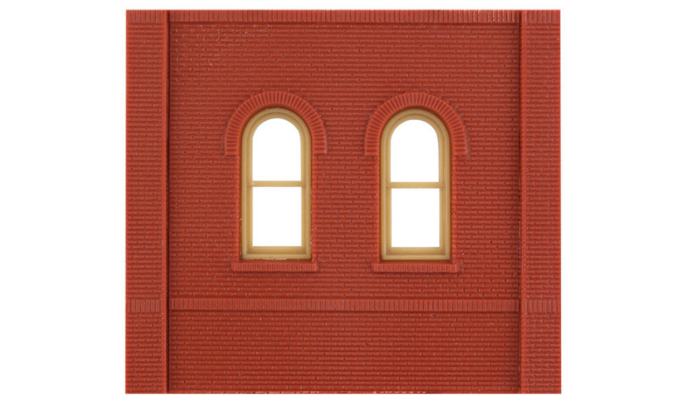 Modular Building System(TM) -- Dock Level Wall Sections w/Arched Windows - Kit-2