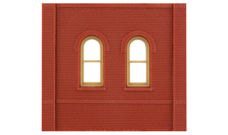 Modular Building System(TM) -- Dock Level Wall Sections w/Arched Windows - Kit-2