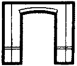 Modular Building System(TM) -- Street Level Wall Sections w/Open Arch - Kit-1