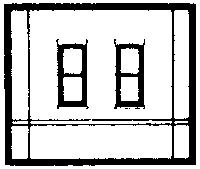 Modular Building System(TM) -- Dock Level Wall Sections w/Rectangular Windows - Kit-1