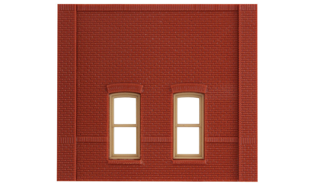 Modular Building System(TM) -- Street Level Wall Sections w/Rectangular Windows - Kit-2