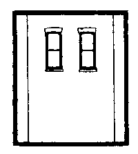Modular Building System(TM) -- Two-Story Wall Sections w/2 2nd-Story Rectangular Windows - Kit-1