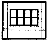 Modular Building System(TM) -- Dock Level Wall Sections w/Victorian Window - Kit-1