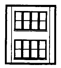 Modular Building System(TM) -- Two-Story Wall Sections w/Victorian Windows - Kit pkg(4)-1