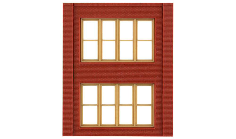 Modular Building System(TM) -- Two-Story Wall Sections w/Victorian Windows - Kit pkg(4)-2