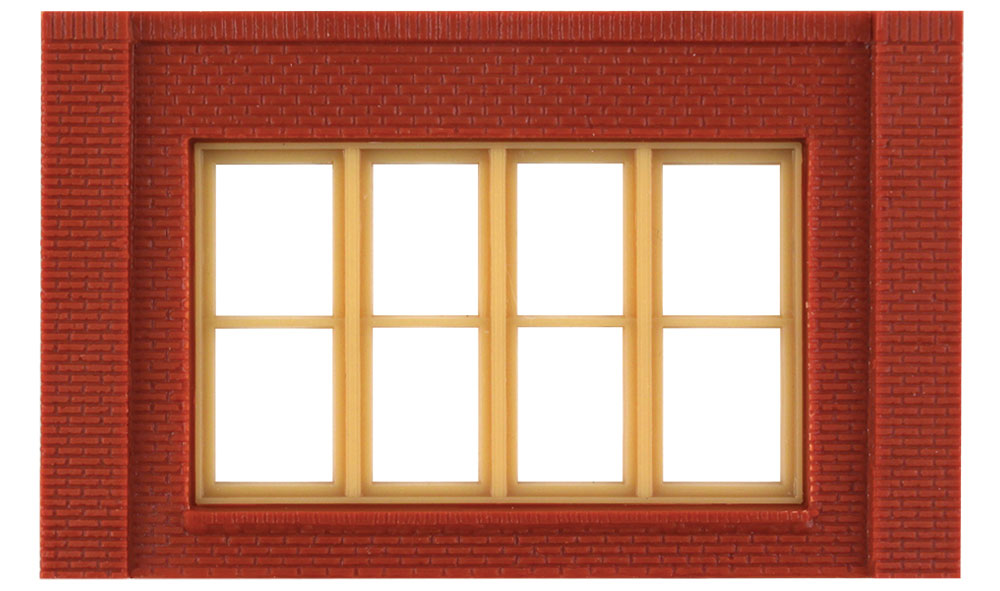 Modular Building System(TM) -- One-Story Wall Sections w/Victorian Window - Kit-2