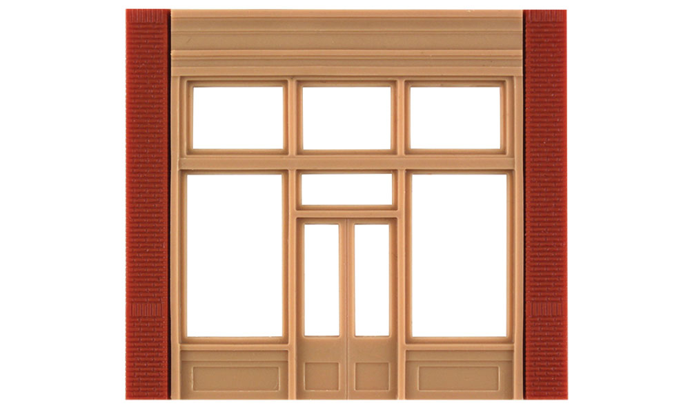 Modular Building System(TM) -- Street Level Wall Sections w/20th Century Entry - Kit-2