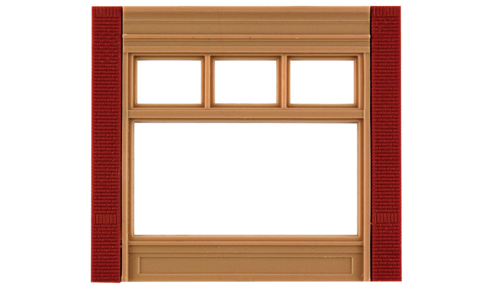 Modular Building System(TM) -- Street Level Wall Sections w/20th Century Window - Kit-2