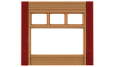 Modular Building System(TM) -- Street Level Wall Sections w/20th Century Window - Kit-2