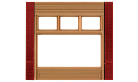 Modular Building System(TM) -- Street Level Wall Sections w/20th Century Window - Kit-2