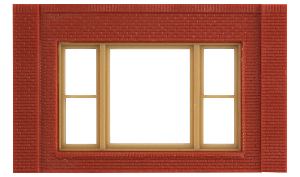 Modular Building System(TM) -- One-Story Wall Sections w/20th Century Window - Kit-2