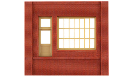 Modular Building System(TM) -- Dock Level Wall Sections w/Steel Sash Entry - Kit-2