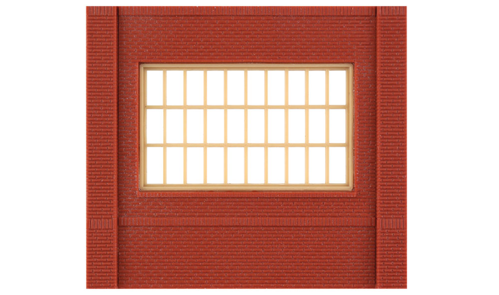 Modular Building System(TM) -- Dock Level Wall Sections with Steel Sash Window - Kit pkg(4)-2