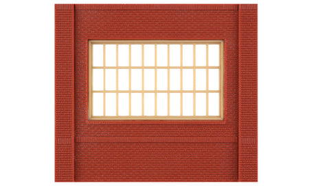 Modular Building System(TM) -- Dock Level Wall Sections with Steel Sash Window - Kit pkg(4)-2
