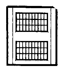 Modular Building System(TM) -- Two-Story Wall Sections w/2 Steel Sash Windows - Kit-1
