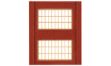 Modular Building System(TM) -- Two-Story Wall Sections w/2 Steel Sash Windows - Kit-2