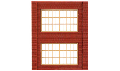 Modular Building System(TM) -- Two-Story Wall Sections w/2 Steel Sash Windows - Kit-2