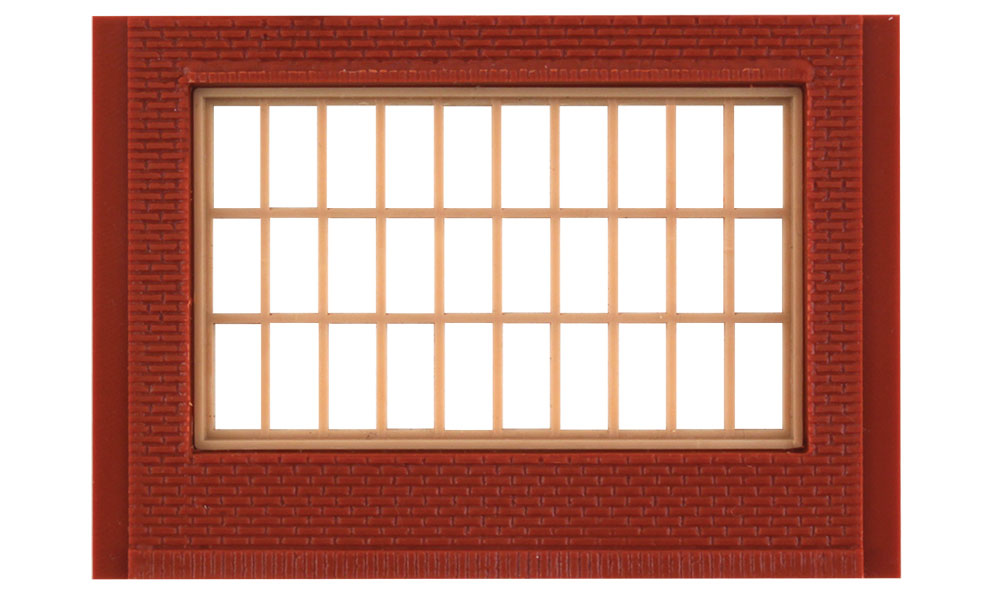 Modular Building System(TM) -- One-Story Wall Sections w/Steel Sash Window - Kit-2