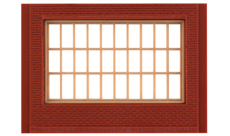 Modular Building System(TM) -- One-Story Wall Sections w/Steel Sash Window - Kit-2