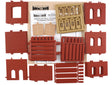 Modular Building System(TM) -- 3-in-1 Industrial Building Kit - 8-1/2 x 6"  21.5 x 15.2cm; 113 Pieces