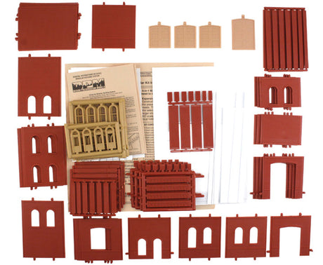 Modular Building System(TM) -- 4-in-1 #1 Industrial Building Kit - 7-1/2 x 8-1/2"  19 x 21.5cm 152 Pieces