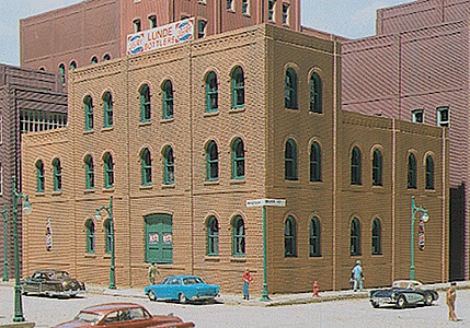Modular Building System(TM) Designer Bulk Pack -- Arched Window Industrial Building - Kit