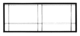 N Scale Modulars System(TM) (Plastic) -- Street/Dock Level Blank Wall pkg(3) 3-1/2" Wide x 1-13/32 High (8.7 x 3.5cm-1