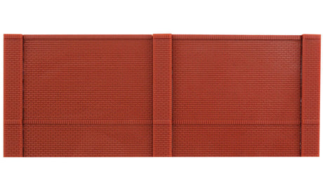 N Scale Modulars System(TM) (Plastic) -- Street/Dock Level Blank Wall pkg(3) 3-1/2" Wide x 1-13/32 High (8.7 x 3.5cm-2