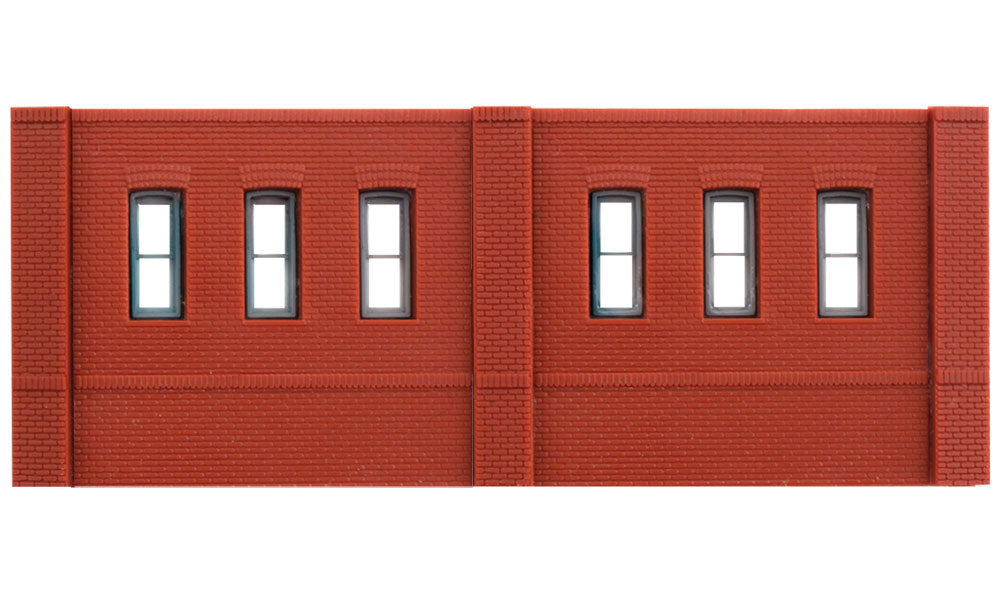 N Scale Modulars System(TM) (Plastic) -- Dock Level Windows pkg(3); 3-1/2" Wide x 1-13/32" High (8.7 x 3.5cm)-2