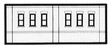 N Scale Modulars System(TM) (Plastic) -- Dock Level Windows pkg(3); 3-1/2" Wide x 1-13/32" High (8.7 x 3.5cm)-1