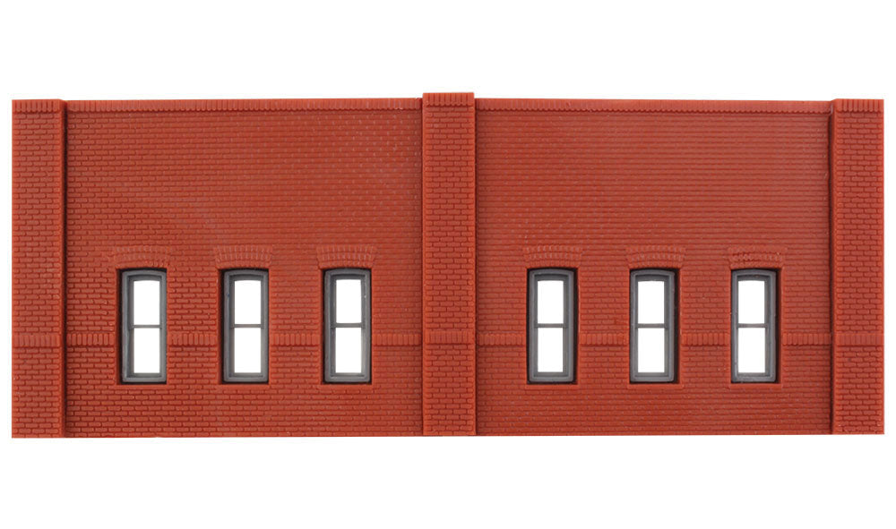 N Scale Modulars System(TM) (Plastic) -- Street level Windows pkg(3); 3-1/2" Wide x 1-13/32" High (8.7 x 3.5cm)-2
