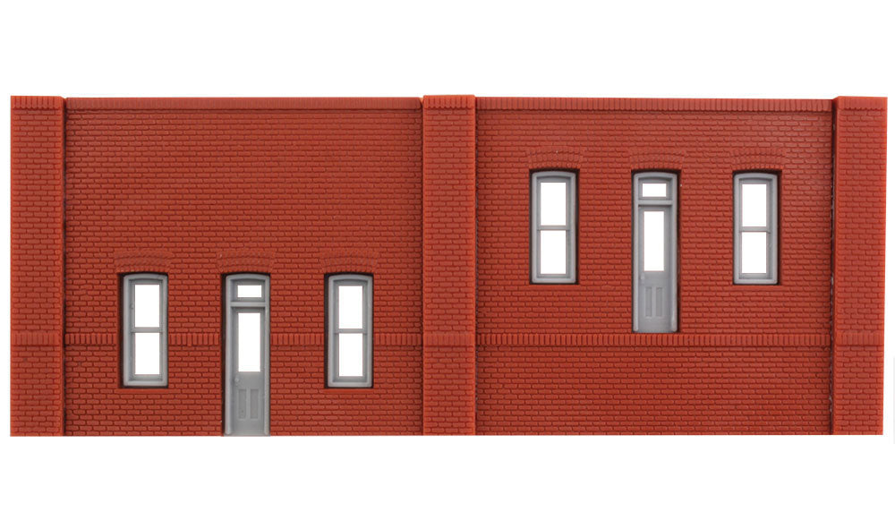 N Scale Modulars System(TM) (Plastic) -- Street/Dock Level Entry Doors pkg(3) 3-1/2" Wide x 1-13/32" High (8.7 x 3.-2