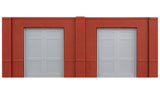 N Scale Modulars System(TM) (Plastic) -- Street Level Freight Door pkg(3); 3-1/2" Wide x 1-13/32" High (8.7 x 3.5cm-2