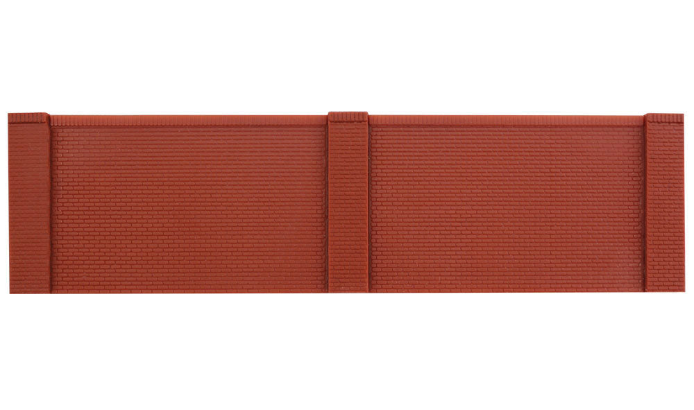 N Scale Modulars System(TM) (Plastic) -- One-Story Blank Wall pkg(3); 3-1/2" Wide x 15/16" High (8.7 x 2.5cm)-2